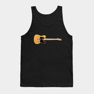 Merle Haggard Butterscotch Telecaster Electric Guitar Tank Top